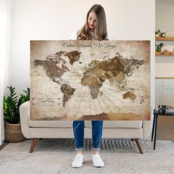 Push Pin Travel Map World II