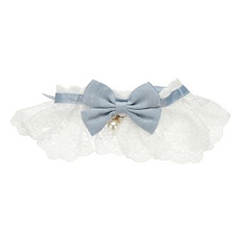 Cute Kitten Collar Dog Bibs Pet Bowtie Lace Ruffle Bandana Adjustable and Breakaway 1 pc