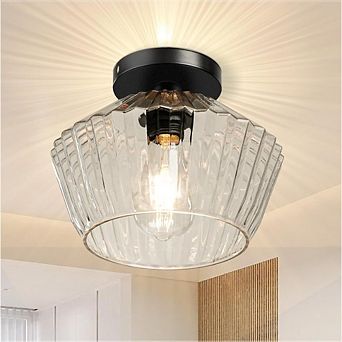 Modern Thickened Glass Canopy Light