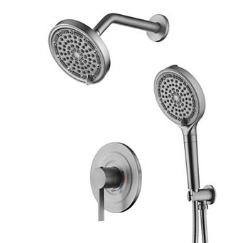 SUMERAIN Wall Mount Shower System, 6&5 Modes, SPA Experience, Solid Brass, 3X Corrosion Resistance