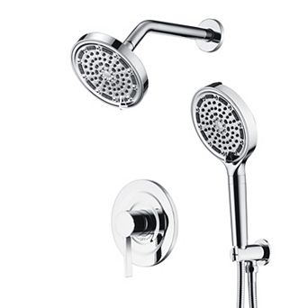 SUMERAIN Wall Mount Shower System, 6&5 Modes, SPA Experience, Solid Brass, 3X Corrosion Resistance