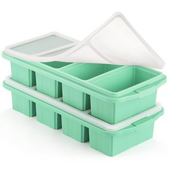 Silicone Freezer Food Molds Large Tray 2 pc