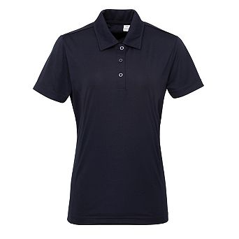 Tri Dri Womens/Ladies Panelled Short Sleeve Polo Shirt