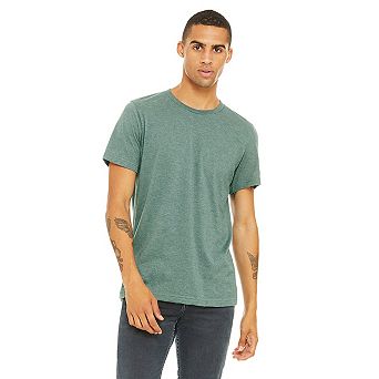 Bella + Canvas Adults Unisex Heather Cvc Short Sleeve T-Shirt