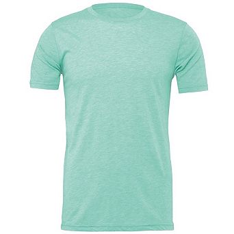 Bella + Canvas Adults Unisex Heather Cvc Short Sleeve T-Shirt