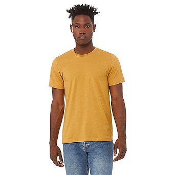 Bella + Canvas Adults Unisex Heather Cvc Short Sleeve T-Shirt