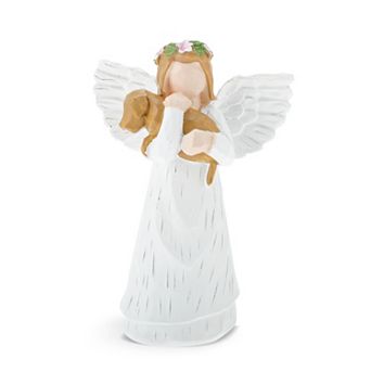 Pet Loss Sympathy Gift, Hand-Painted Angel Pet Figurine 1 pc
