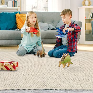 Modern Area Rug Machine Washable Non Slip Non Shedding Stain Resistant Carpet for Bedroom Kitchen