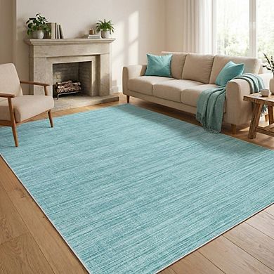 Modern Area Rug Machine Washable Vacuum Clean Ultra Thin Stain Resistant Carpet for Kid's Room