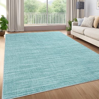 Modern Area Rug Machine Washable Vacuum Clean Ultra Thin Stain Resistant Carpet for Kid's Room