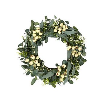 20-Inch Green Eucalyptus Wreath