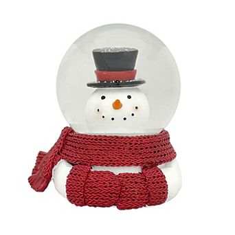 St. Nicholas Square® Cozy Snowman Musical Snow Globe Table Decor