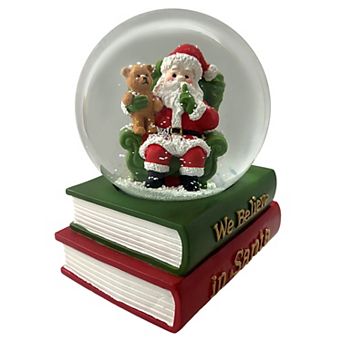 St. Nicholas Square® We Believe in Santa Snow Globe Table Decor