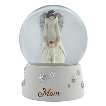 St. Nicholas Square® Mini Mom Angel Snow Globe Light Table Decor