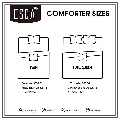 ESCA Dog Comforter Set Kids Bedding