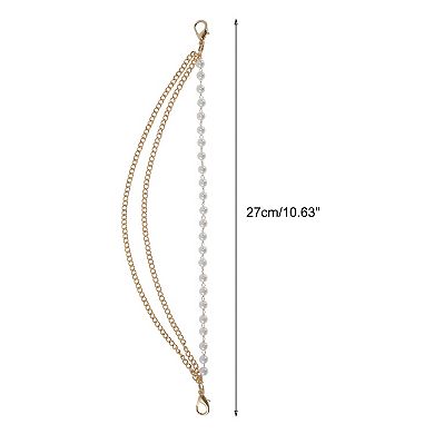 10.63" Adjustable Handbag Strap for Crossbody Use 1Pc Gold Tone