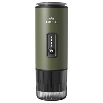GVODE Rechargeable Electric Portable Espresso Machine 20 Bar, Fits Pods & Ground, Car/ Offfice/ Home