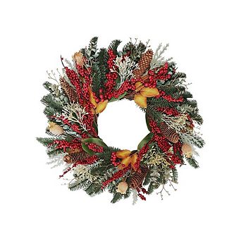 Christmas Wreaths With Magnolia Leaves