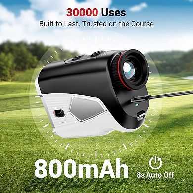 Swtroom Golf Rangefinder 1500 Yards 7X Magnification Laser Range Finder Golfing