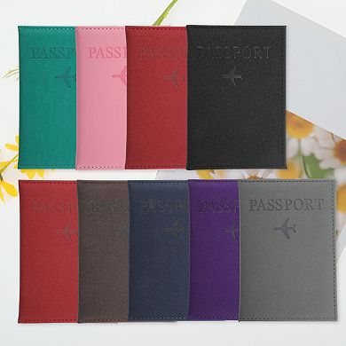 Airplane Pattern Passport Holder for Travel and Organization 1Pc