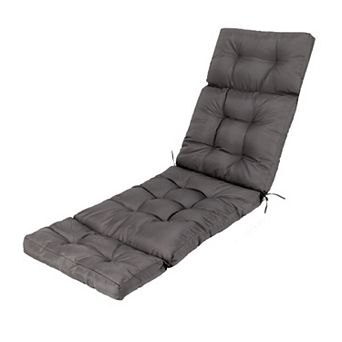 71×19 in Outdoor Chaise Lounge Cushion, Waterproof & Fade-Resistant, for Pool, Patio, Office