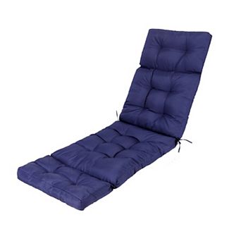 71×19 in Outdoor Chaise Lounge Cushion, Waterproof & Fade-Resistant, for Pool, Patio, Office