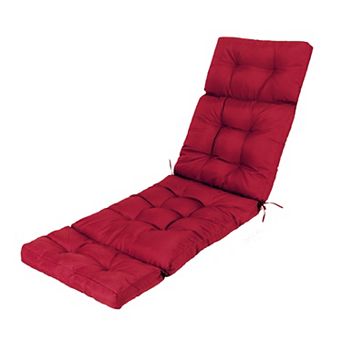 71×19 in Outdoor Chaise Lounge Cushion, Waterproof & Fade-Resistant, for Pool, Patio, Office