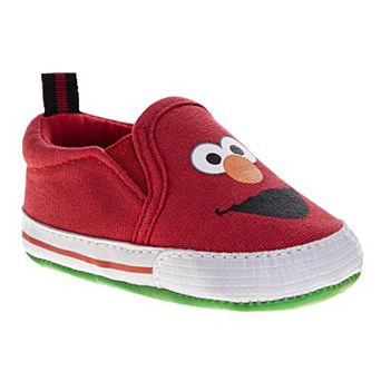 Sesame Street Elmo Boys' SlipOn Shoes Cozy and Fun Footwear (Infant)