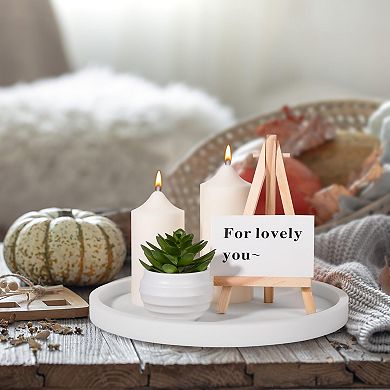 Silicone Round Bathroom Tray Countertop