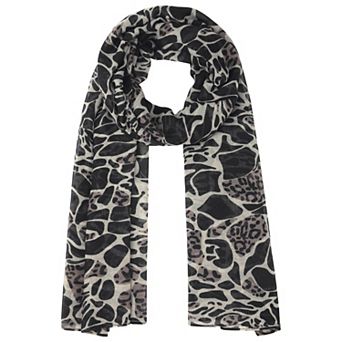 Women's Leopard Print Shawls and Wraps, Lightweight Silky Long for Fashion Bandanas Scarves