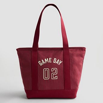 Sonoma Goods For Life® Zipper Canvas Tote Bag