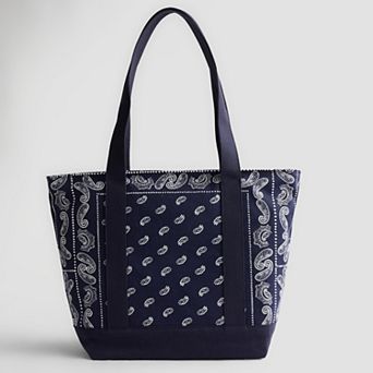Sonoma Goods For Life® Zipper Canvas Tote Bag