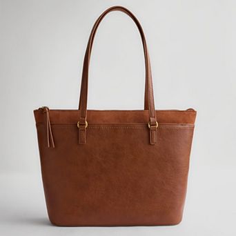 Sonoma Goods For Life® Moon Essential Top Zipper Tote Bag