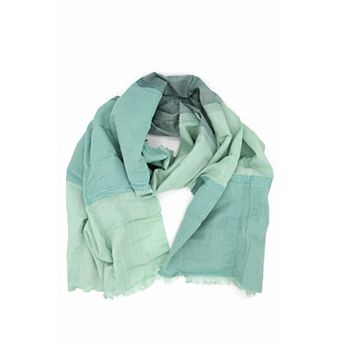 Woven Ocean Block Scarf