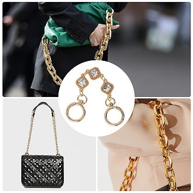 1Pc Stylish Metal Buckle Design Handbag Strap 6.3"