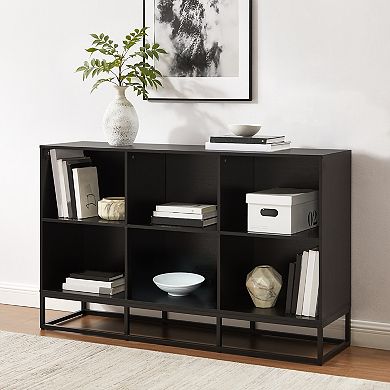 Crosley ENZO 6-Cube Record Player Stand With Vinyl Storage