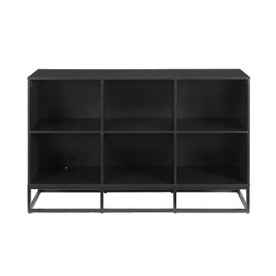 Crosley ENZO 6-Cube Record Player Stand With Vinyl Storage