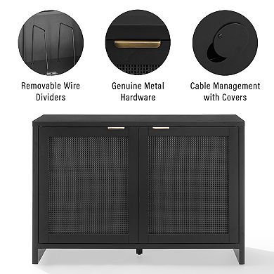 Crosley Kenji Record Player Cabinet With Vinyl Storage