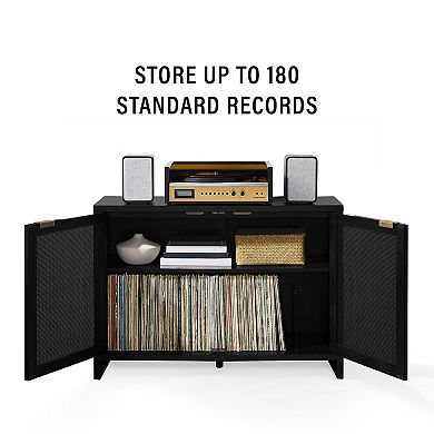 Crosley Kenji Record Player Cabinet With Vinyl Storage