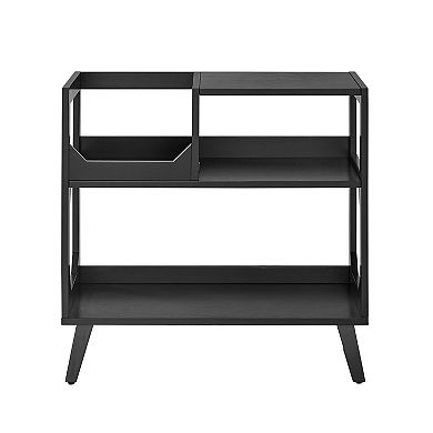 Crosley Asheville Medium Record Player Stand & Vinyl Storage