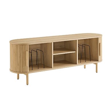 Crosley Ambrose Record Player Cabinet With Vinyl Storage