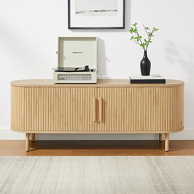 Crosley Ambrose Record Player Cabinet With Vinyl Storage