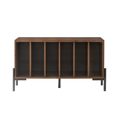 Crosley Greenwich Medium Record Player Stand With Vinyl Storage