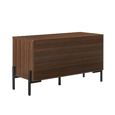 Crosley Greenwich Medium Record Player Stand With Vinyl Storage