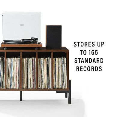Crosley Greenwich Medium Record Player Stand With Vinyl Storage