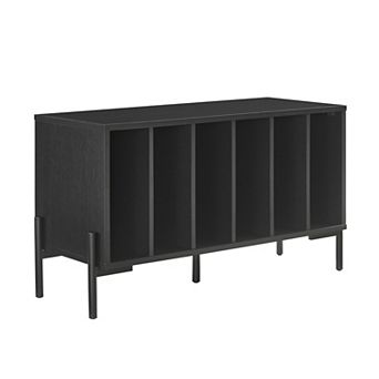 Crosley Greenwich Medium Record Player Stand With Vinyl Storage
