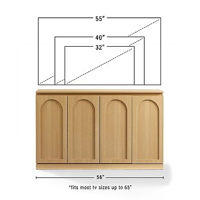 Crosley MARCO Sideboard with Storage Cabinets