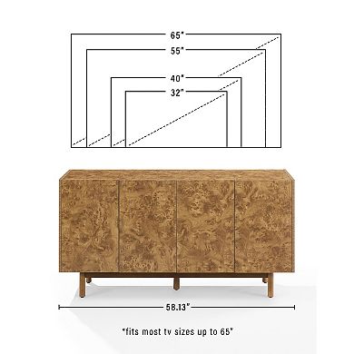 Crosley Levi Sideboard with Storage Cabinets