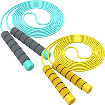 Jump Rope Adjustable Foam Handles Women Men Fitness Exercise Outdoor Activity
