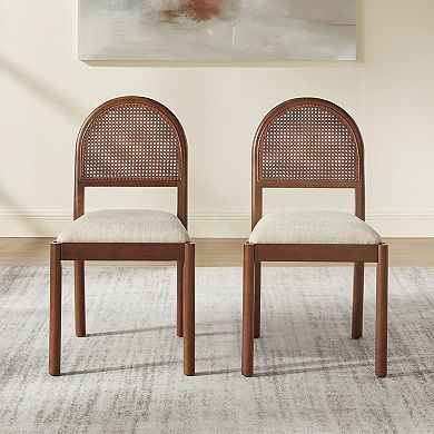 Crosley KENNEDY Upholstered 2-Piece Dining Chair Set